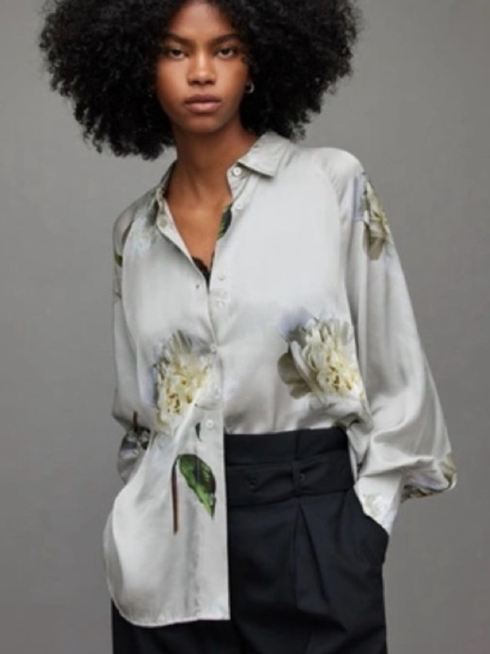 All Saints Oana Cordelia Print
Button-Up Shirt